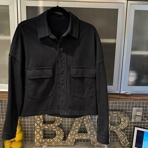 Vuori Mackenzie Jacket, washed black, S